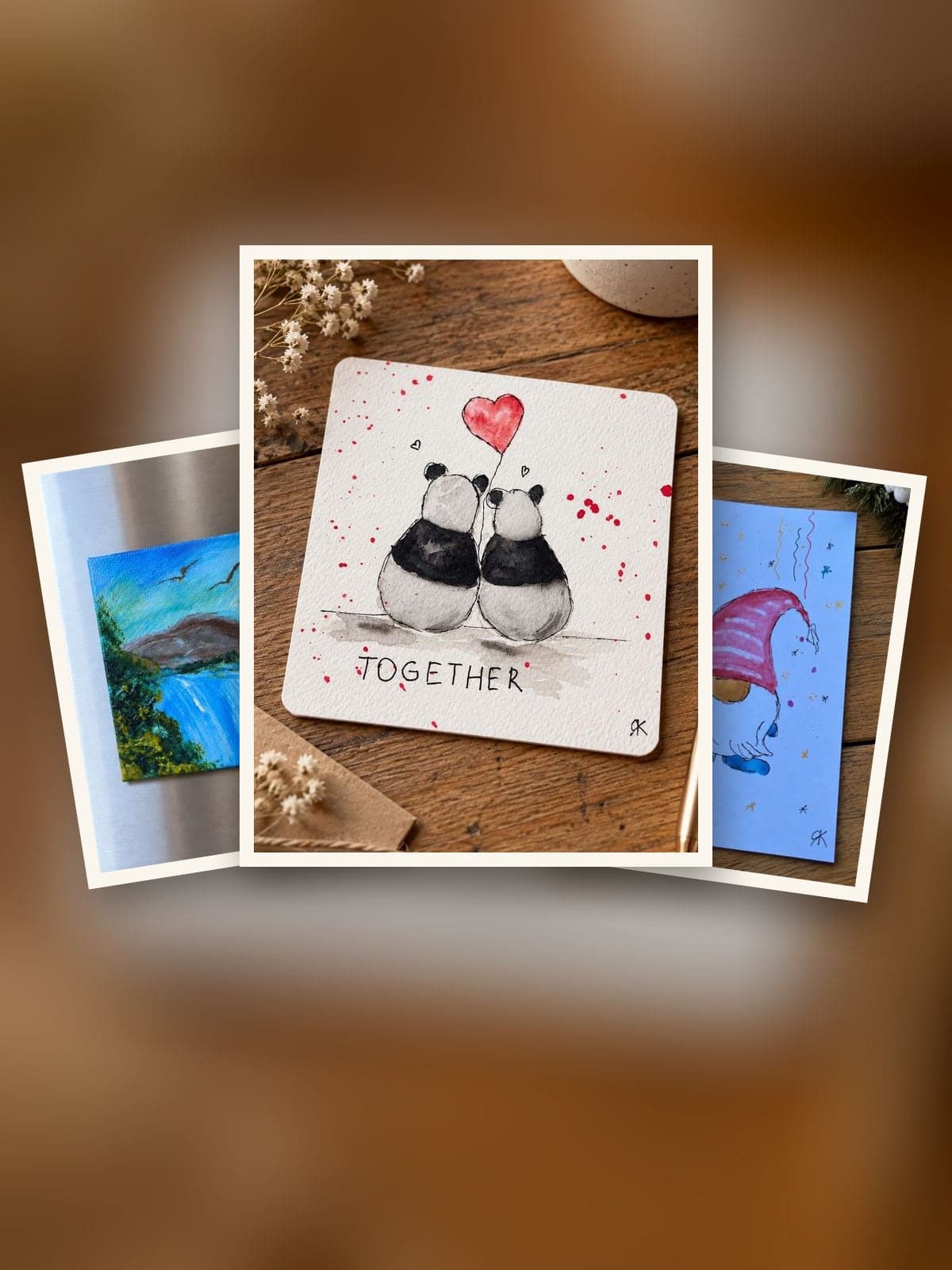 Little Gifts collection: hand-painted pieces by Yana Krukovets